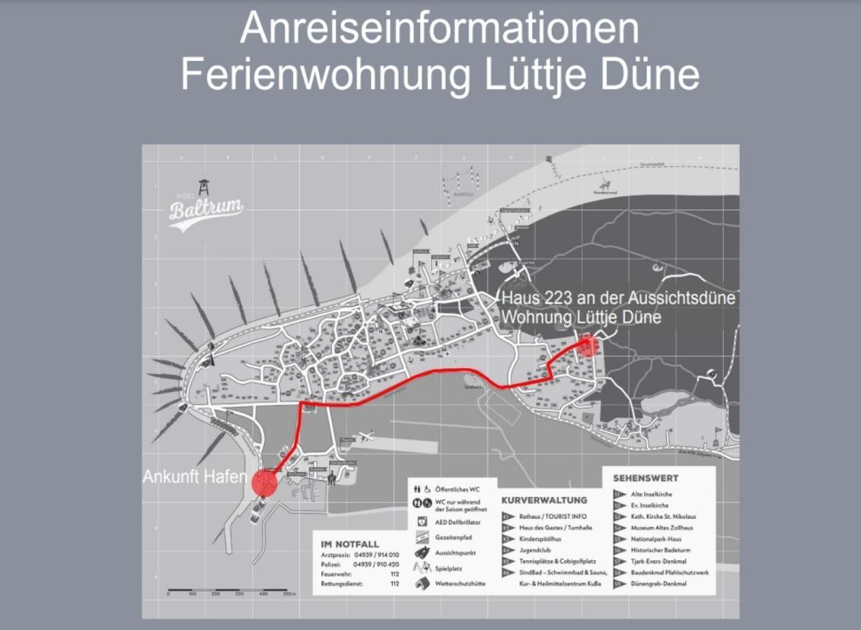 Lüttje Düne Apartman Baltrum Kültér fotó